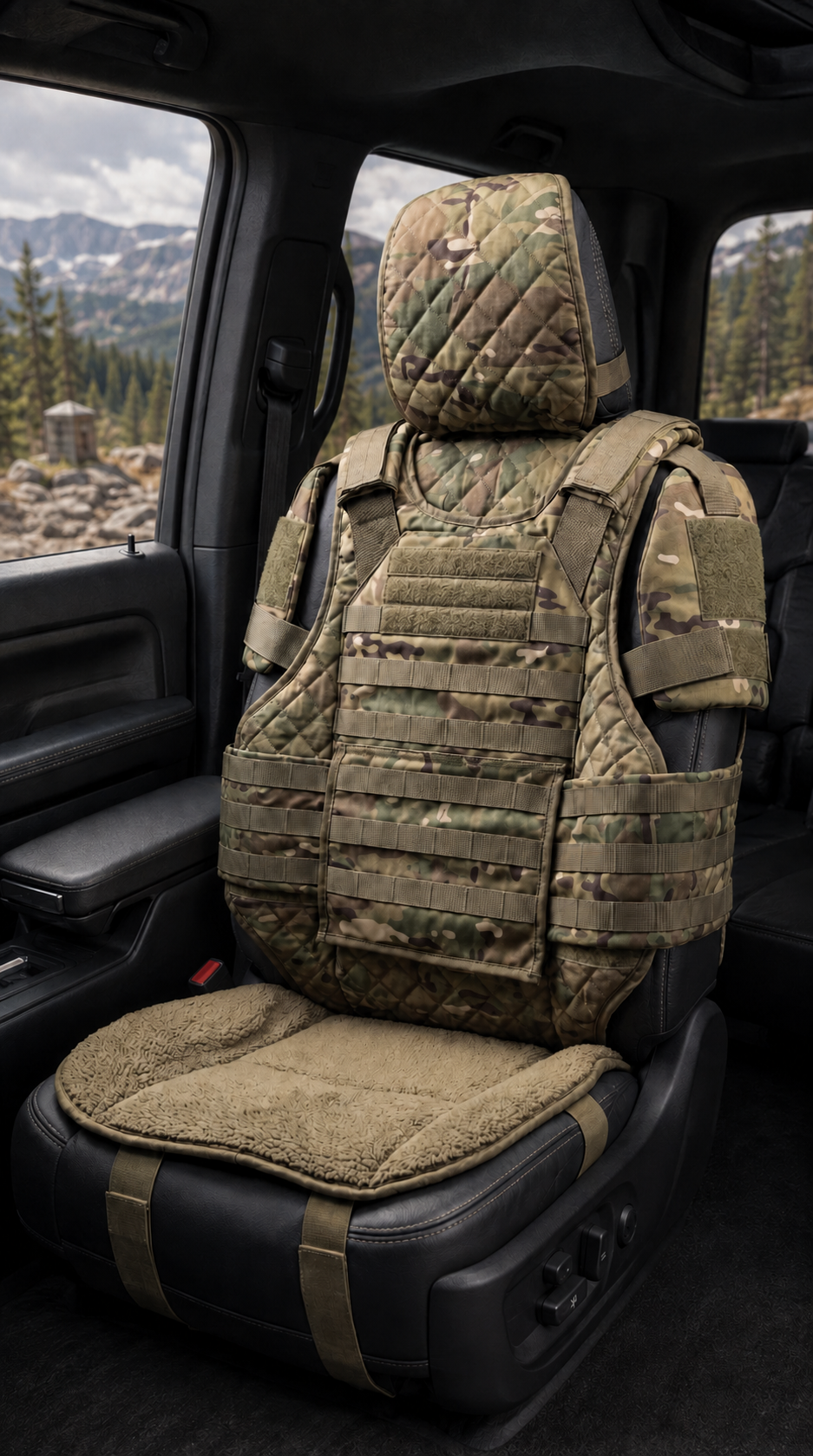 đRugged Truck Seat Cover â Tactical Storage, Seat Protection & AllâDay Comfort