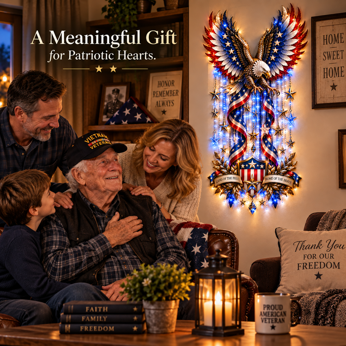 š¦
American Glory Cascade - Let Freedom Light Your Homeš