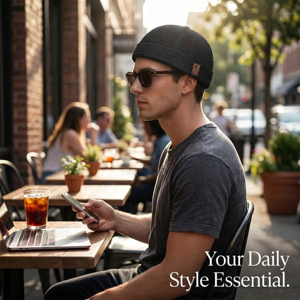 Lightweight Breathable Mesh Brimless Cap