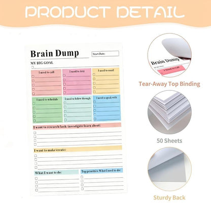 ADHD Brain Dump Planner Pad