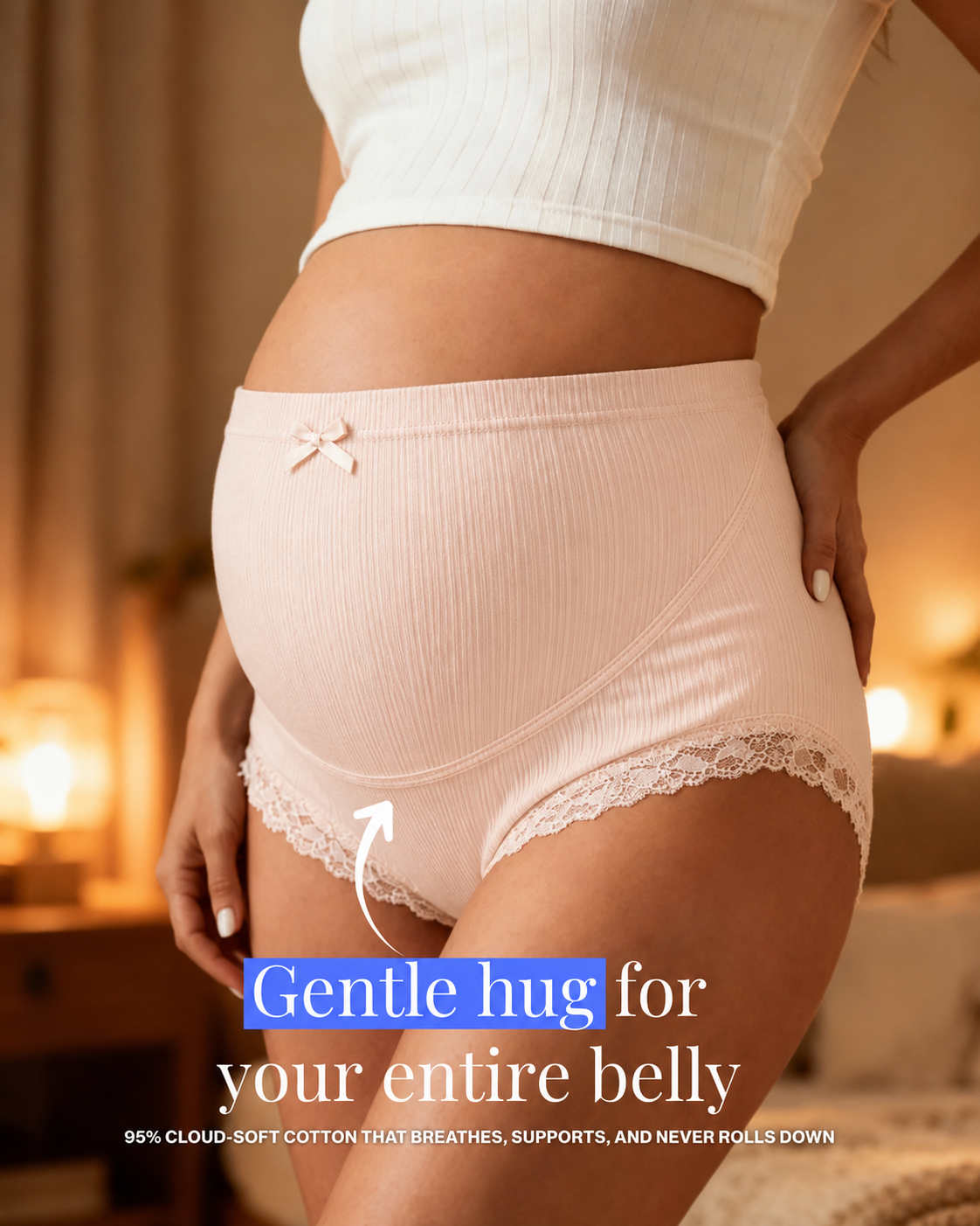Ultra-Soft Maternity Support Panties