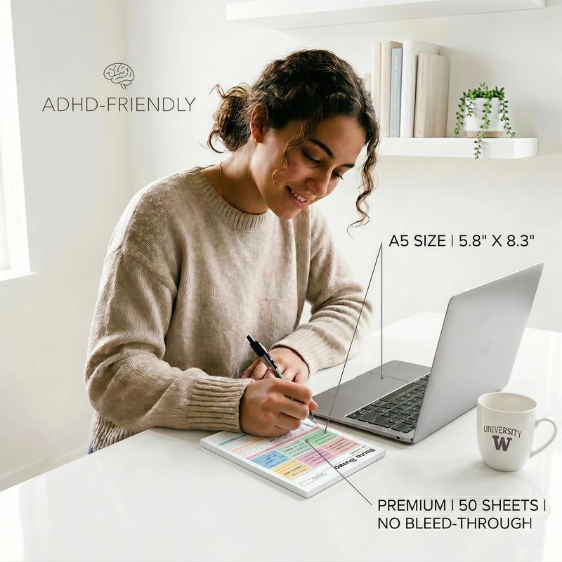 ADHD Brain Dump Planner Pad