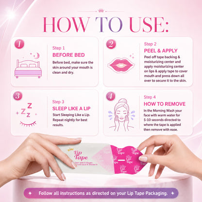 Tkhotpick lip tape  Hydrating Collagen Mouth Tape