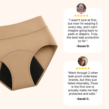 Tkhotpick 100% Leak-Proof Underwear That Won't Let You Down for Women 60+ (4-Pack)