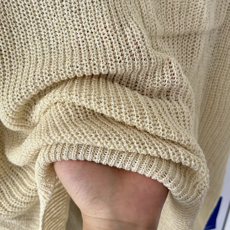 Women's Oversized Batwing Short-Sleeve Knitting Pullover Top