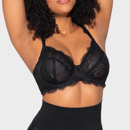 Ultra-Light Lace Underwire Push-Up Bra