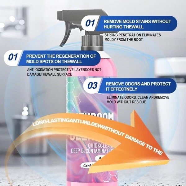 Bathroom Cleaner Fast Cleaning Results