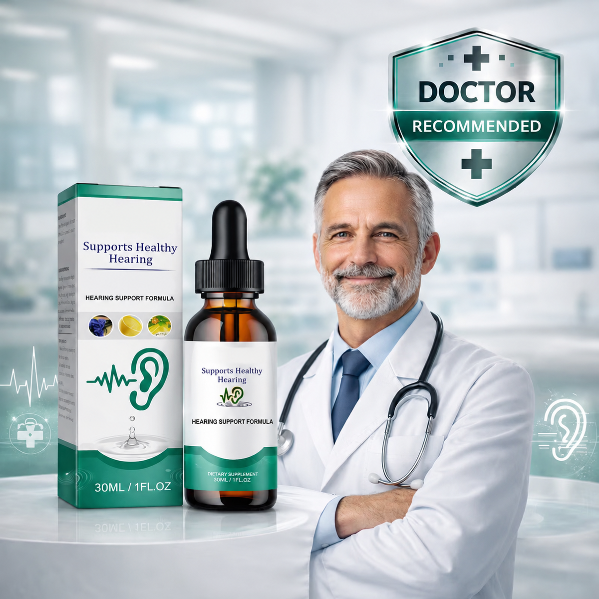 Tinnitus Ear Drops for Clear Ears and Ultimate Comfort – Unlock Instant Relief from Tinnitus and Ear Discomfort🎶