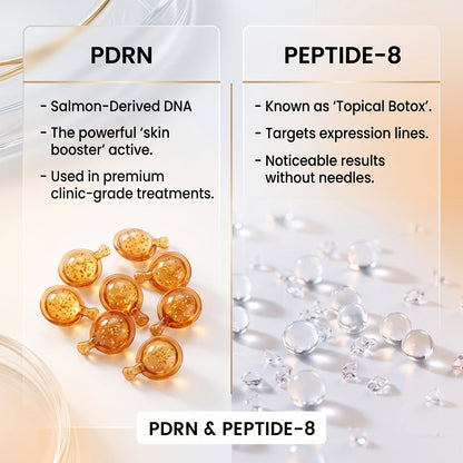 Korean PDRN & Peptide-8 Glass Skin Serum