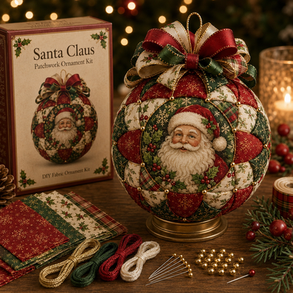 🎄 Christmas Classics Patchwork Ornament DIY Kit