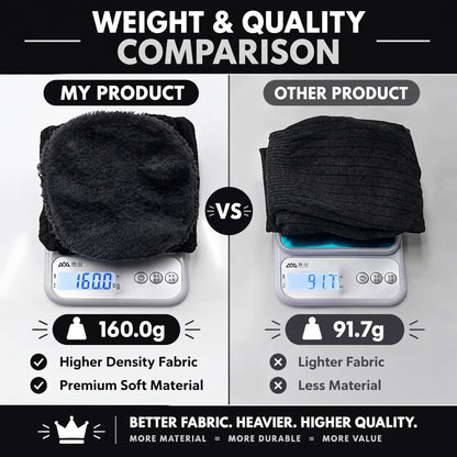 Long Knee Pads for Men and Women, One Size with Thick Wool Lining 🦵