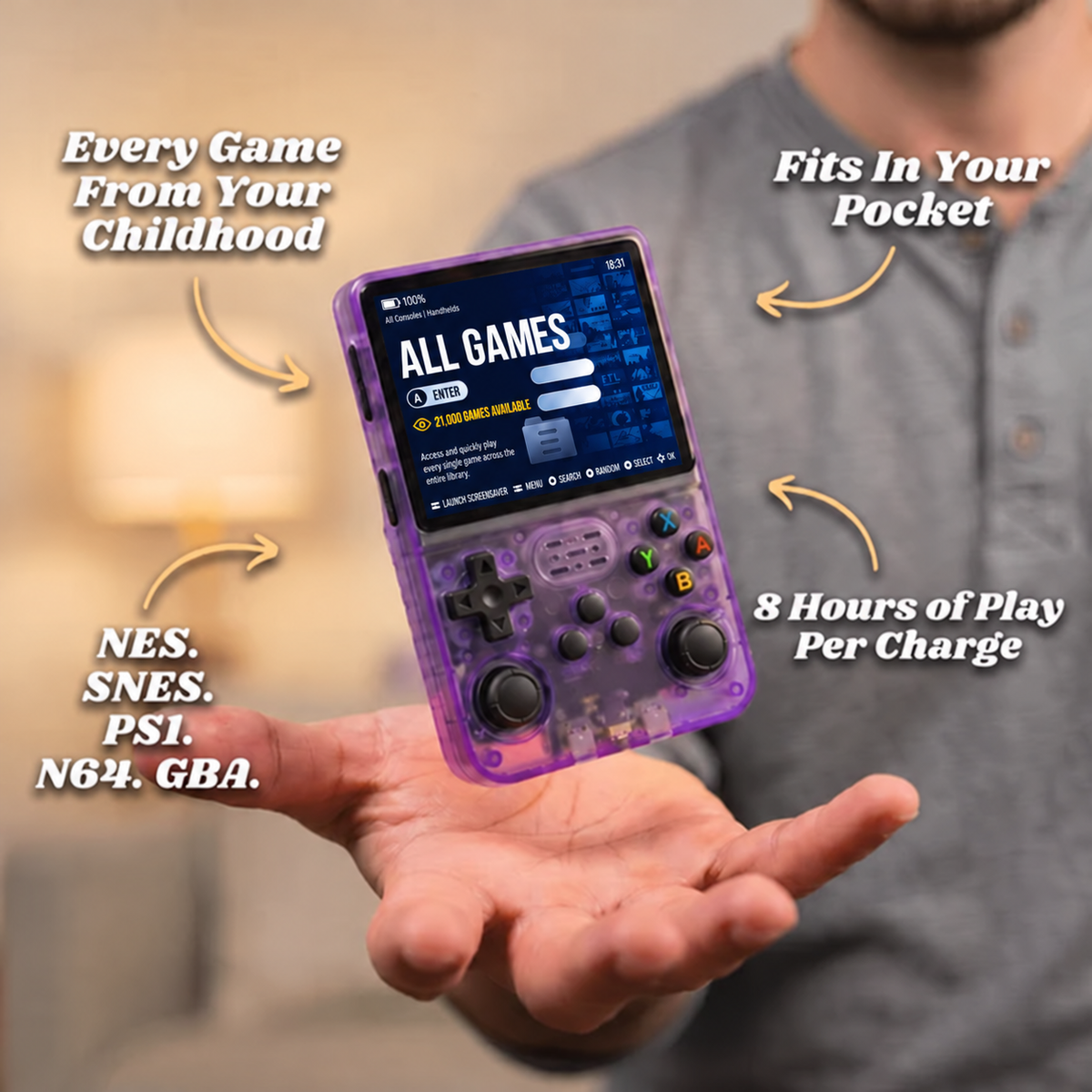 Tkhotpick Pro 2.0 — R36S Retro Handheld Console