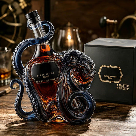 🎁 Hot sale 49% OFF - The Rum Edition 3D Octopus Bottle 🐙🥃