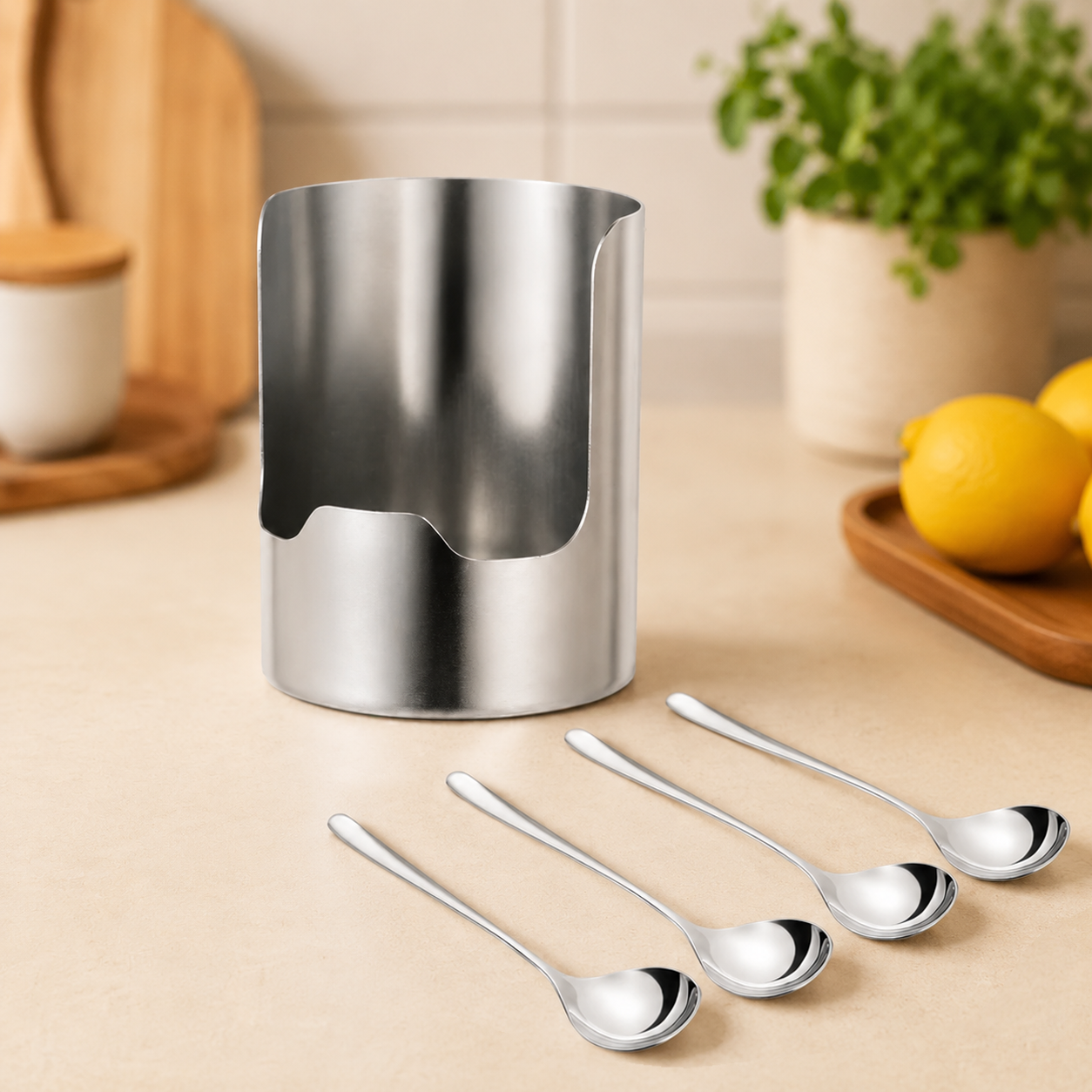 🔥Buy 1 +4 stainless steel spoons