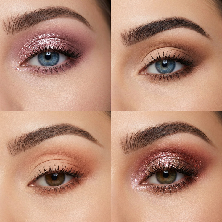 Creamy blendable eyeshadow texture
