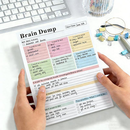 ADHD Brain Dump Planner Pad