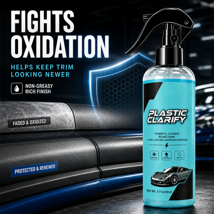 Car Plastic Trim Restorer Spray for Faded Surfaces