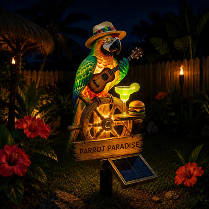 🔥Last Day 49% OFF🔥 - 🌴 Solar-Powered Parrot Garden Light