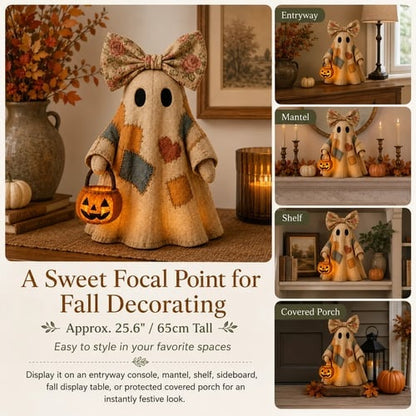 🔥Last Day 50% OFF🔥🔥Lighted Vintage Patchwork Ghost