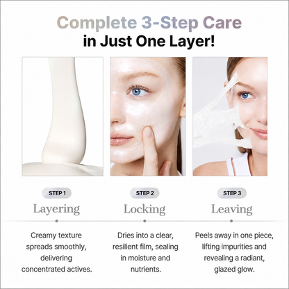 PDRN-Exosome Skinplaning Glaze Mask  with Silicone Brush