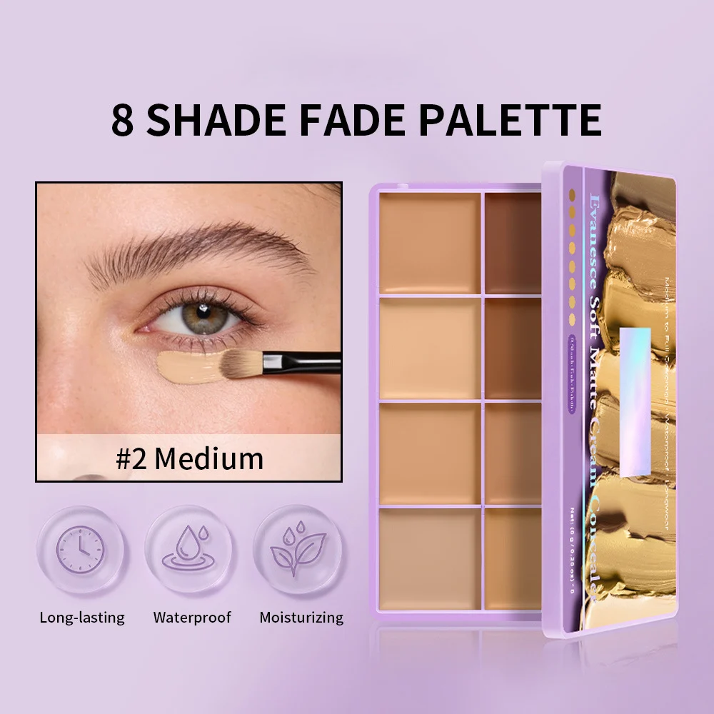 8-Color Cream Concealer Palette