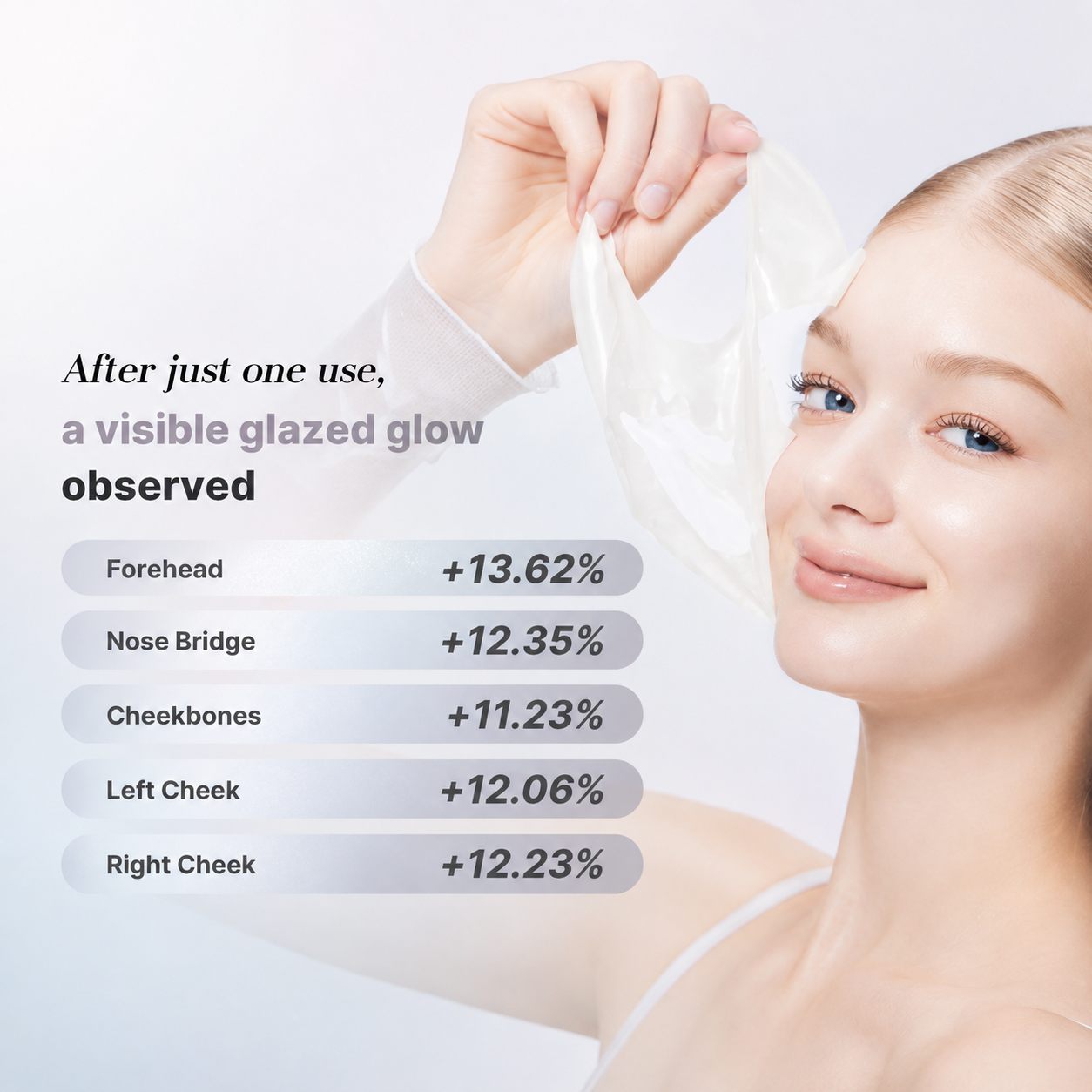 PDRN-Exosome Skinplaning Glaze Mask  with Silicone Brush