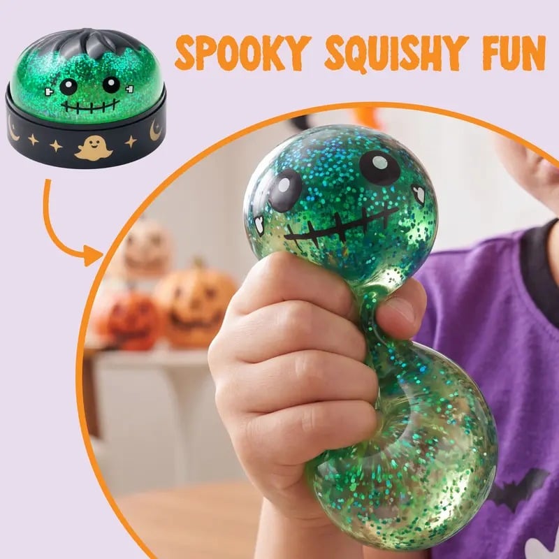 🎃👻Halloween Dumpling Stress Relief Toys with Steamer Storage Boxes