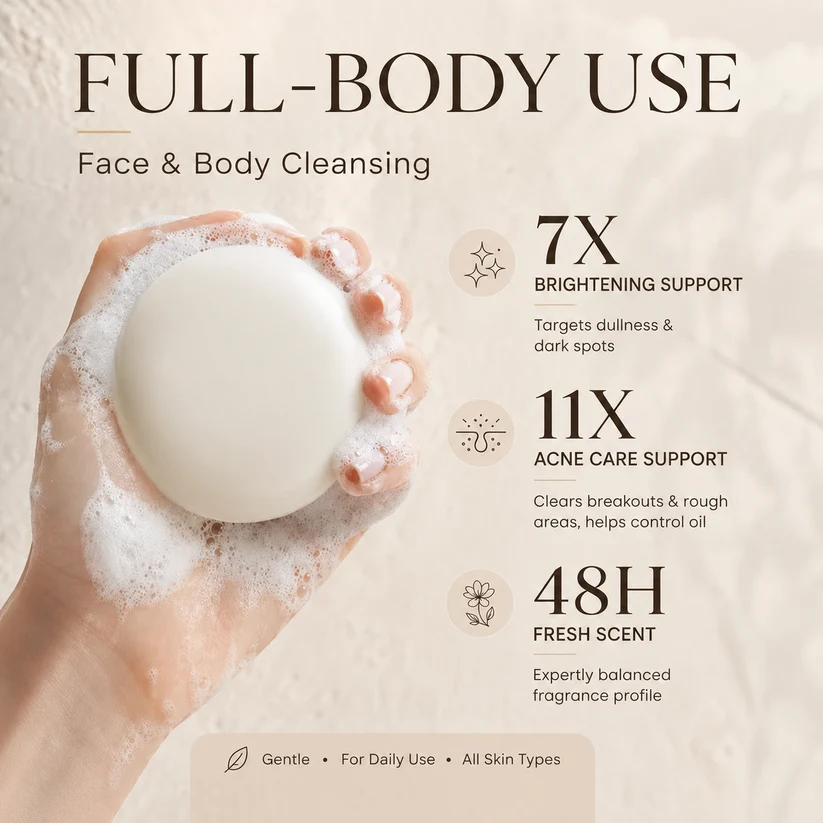 🌿 Niacinamide Skin Soap