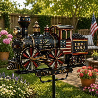 🔥Limited time 49% OFF🔥🚂USA 250th “Liberty Express” Train Garden Wind Spinner