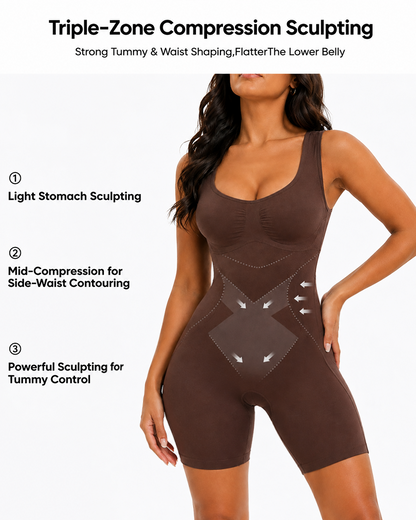 Elastic Seamless Tummy Control Easy-to-Wear Body Shaper