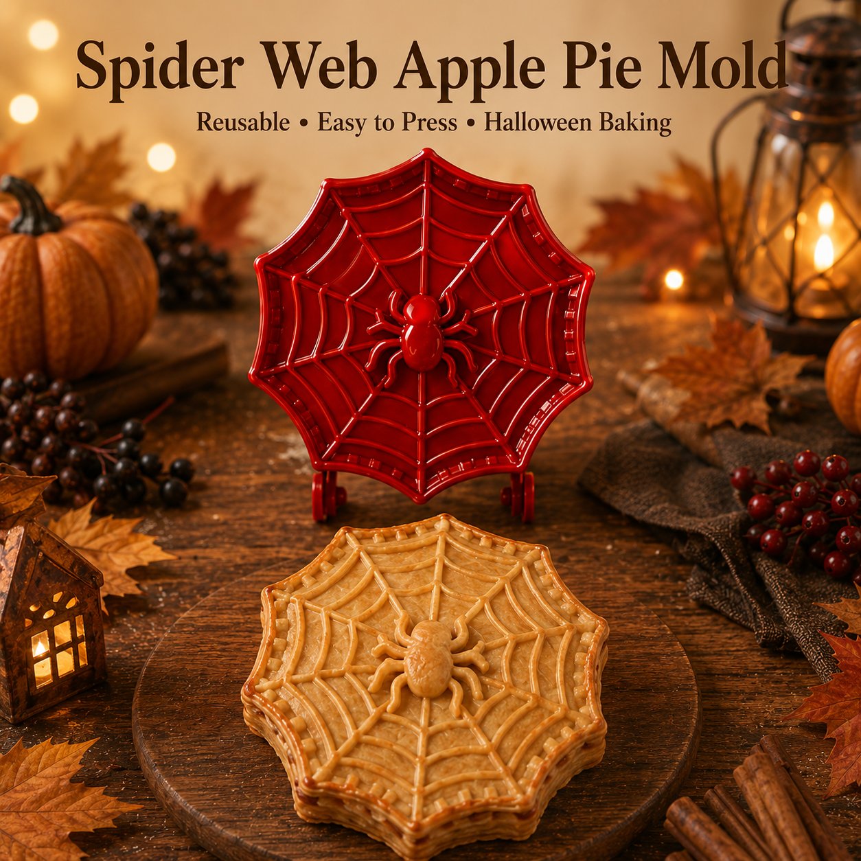 🎃 8-Piece Halloween Mini Hand Pie Mold Set