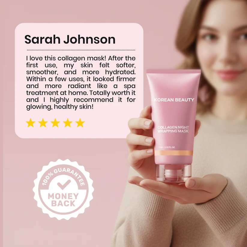 Collagen Night Wrapping Mask-Instantly Achieve Glass Skin