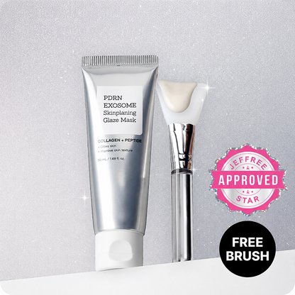 PDRN-Exosome Skinplaning Glaze Mask  with Silicone Brush