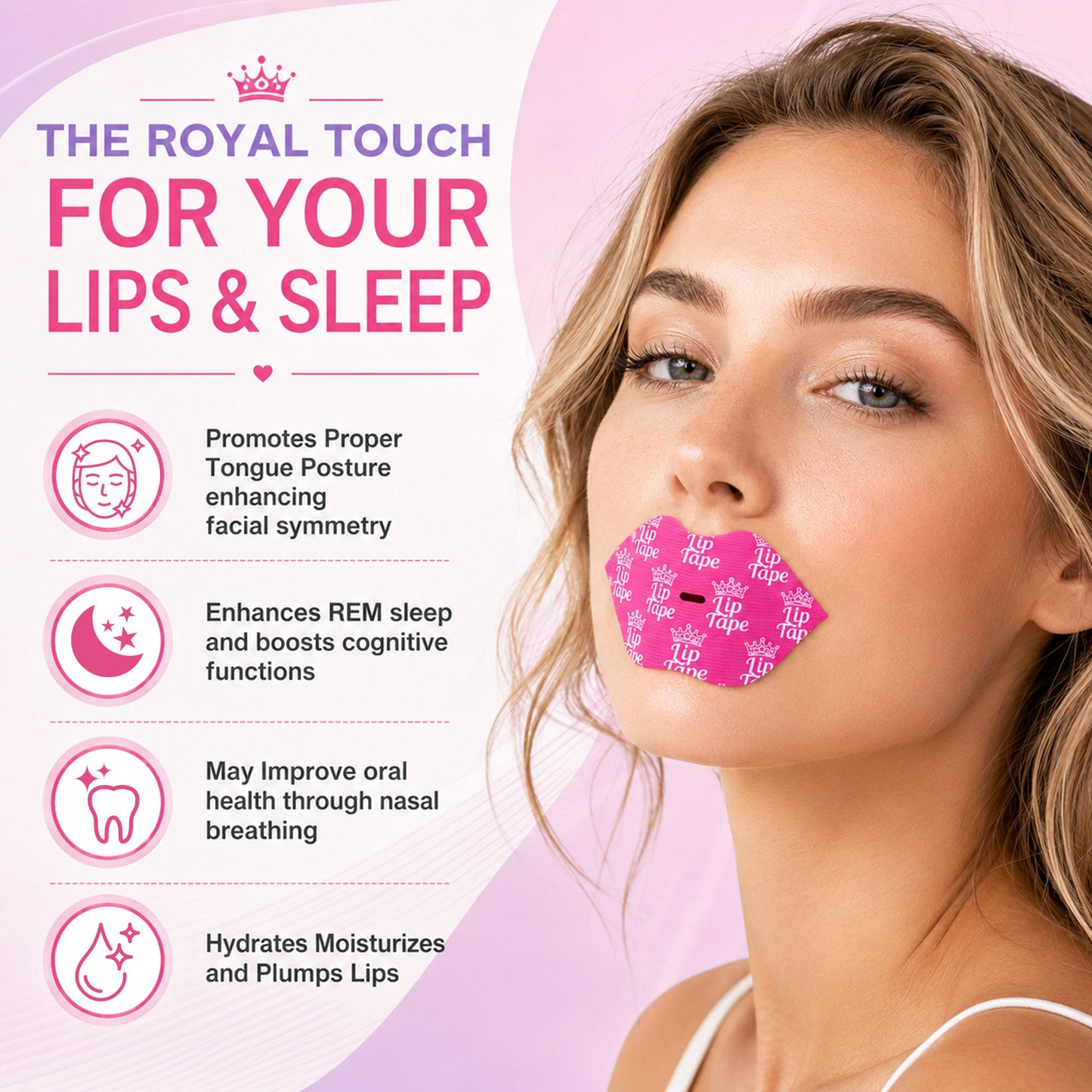 Tkhotpick lip tape  Hydrating Collagen Mouth Tape