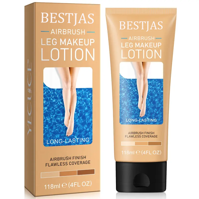 Waterproof Leg and Body Makeup, Long-lasting 24-Hour Coverage for Skin Imperfections Concealer for Veins, Scars, and Tattoos