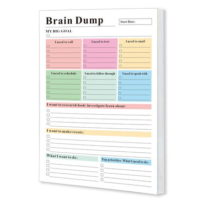 ADHD Brain Dump Planner Pad