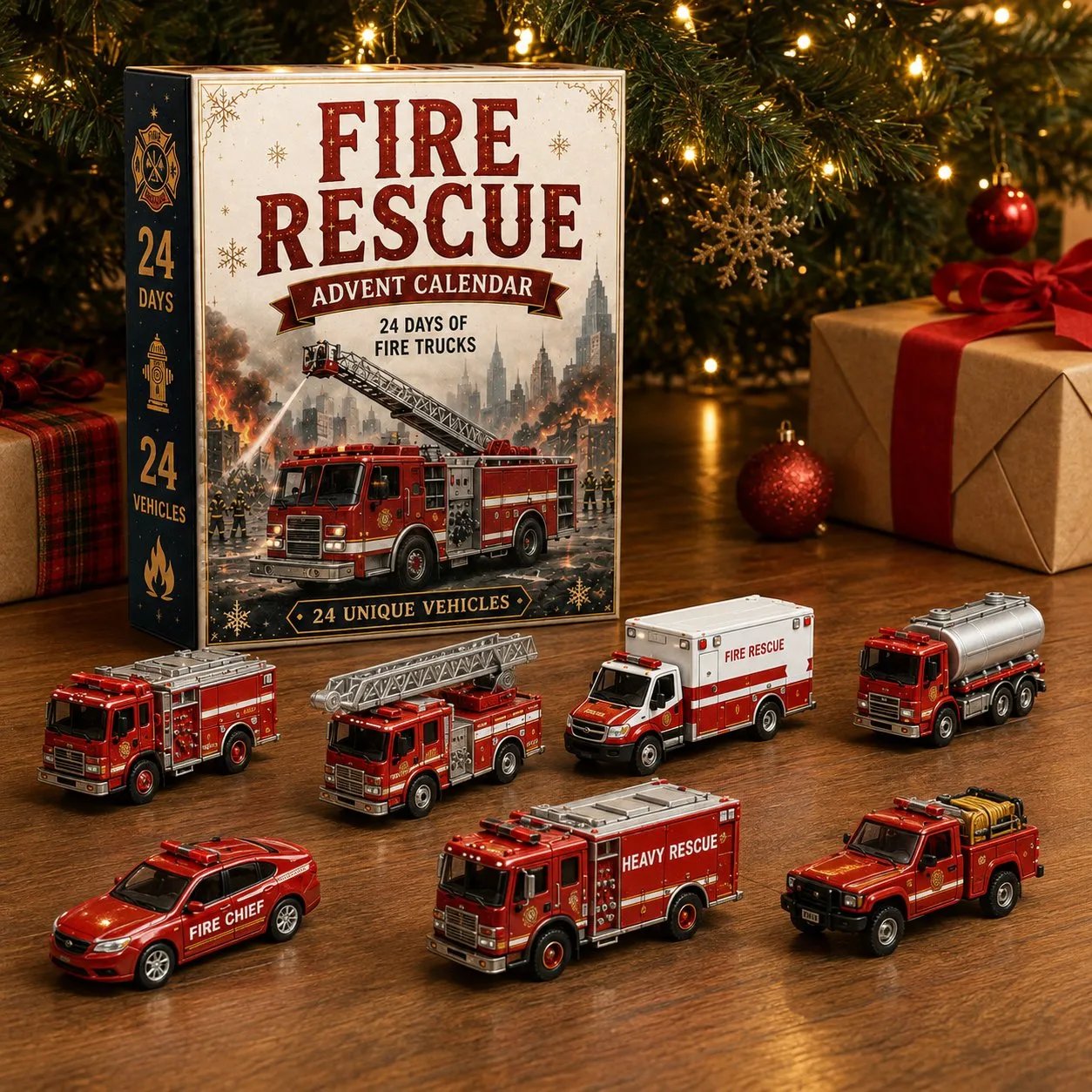 🚜Build the Fleet Collection 24-Day Vehicle Advent Calendar Series | ✨A New Adventure Every Morning