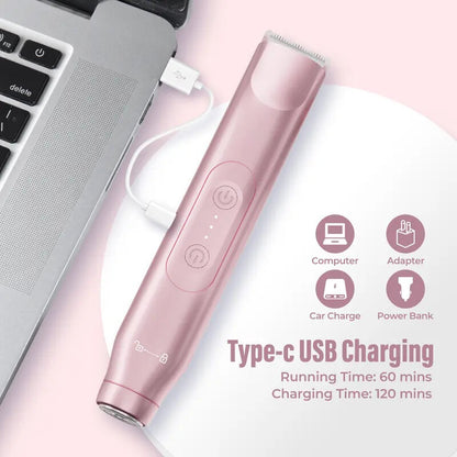 2-in-1 Painless Bikini Hair Trimmer