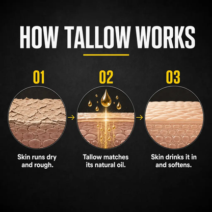 Beef Tallow Honey Balm for Men