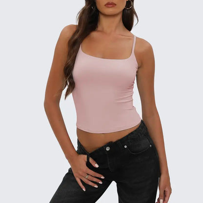 Women's Square Neck Cami Top - Chic & Versatile