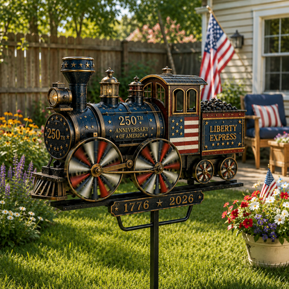 🔥Limited time 49% OFF🔥🚂USA 250th “Liberty Express” Train Garden Wind Spinner