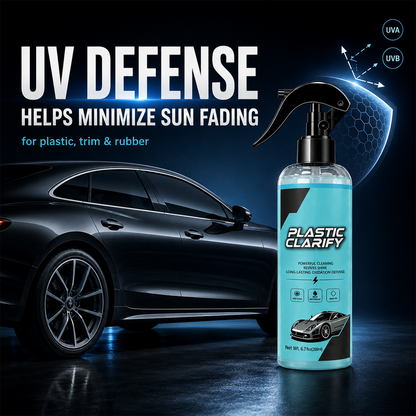 Car Plastic Trim Restorer Spray for Faded Surfaces
