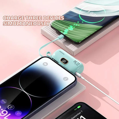 🎉⏰5000mAh Mini Portable Charger Power Bank for phone🔋