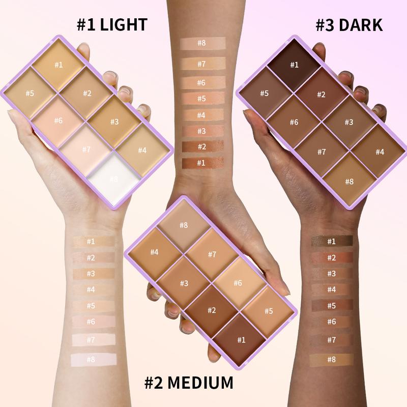 8-Color Cream Concealer Palette