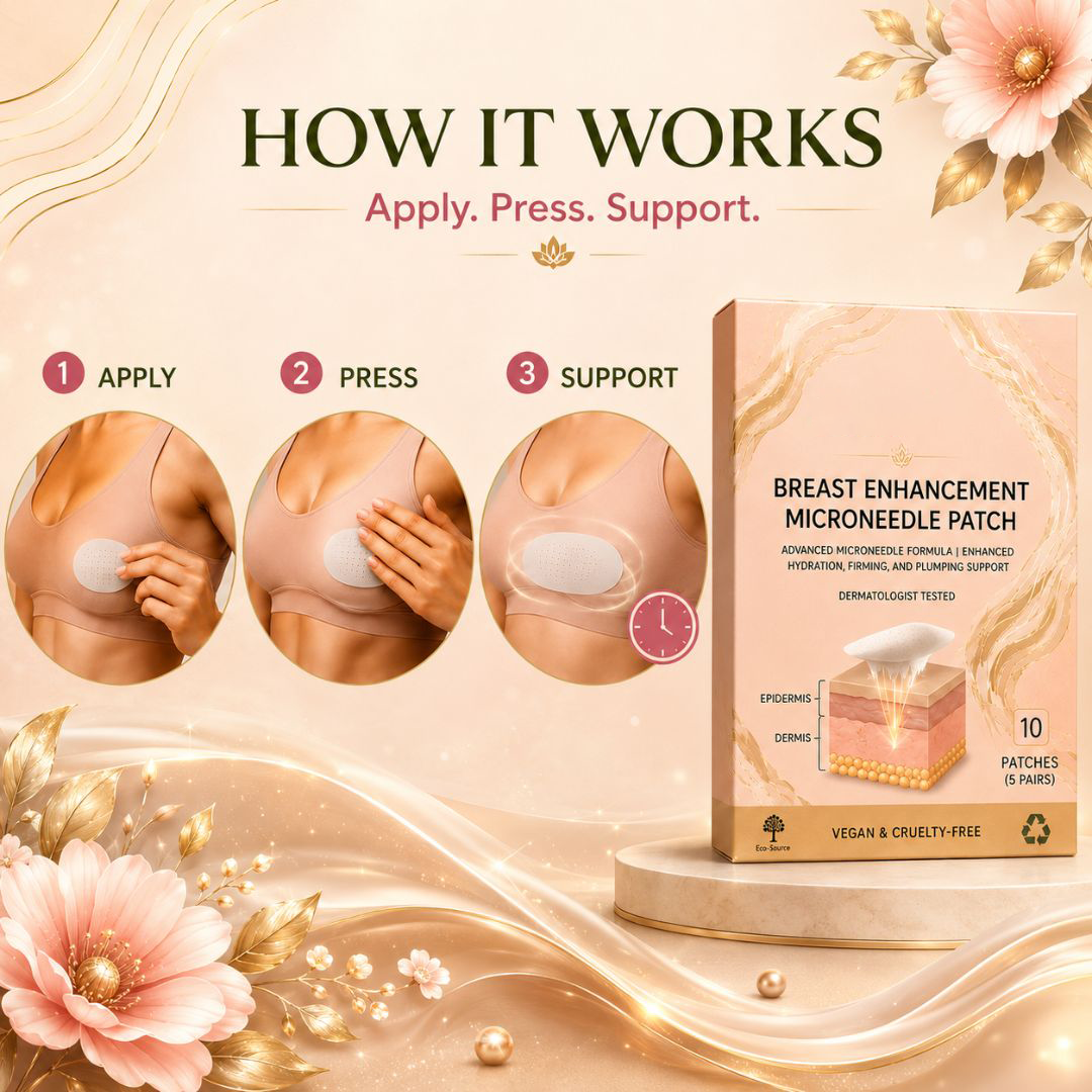 breast enhance mentmicroneedle patch