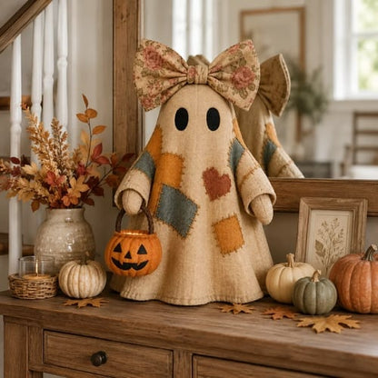 🔥Last Day 50% OFF🔥🔥Lighted Vintage Patchwork Ghost