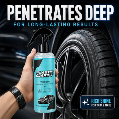 Car Plastic Trim Restorer Spray for Faded Surfaces