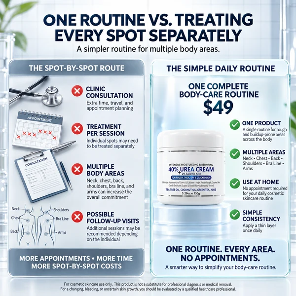 Advanced Keratolytic Cream For Rough, Raised Seborrheic Keratoses