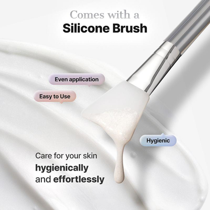 PDRN-Exosome Skinplaning Glaze Mask  with Silicone Brush