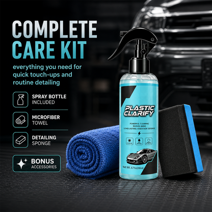 Car Plastic Trim Restorer Spray for Faded Surfaces